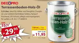 Sonderpreis Baumarkt DECOPRO Terrassenboden-Holz-Öl Angebot