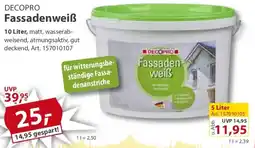 Sonderpreis Baumarkt DECOPRO Fassadenweiß Angebot