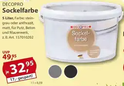 Sonderpreis Baumarkt DECOPRO Sockelfarbe Angebot