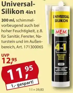 Sonderpreis Baumarkt MEM Universal Silikon 4in1 Angebot