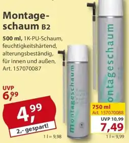Sonderpreis Baumarkt Montageschaum B2 Angebot