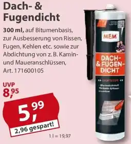 Sonderpreis Baumarkt MEM Dach- & Fugendicht Angebot