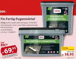 Sonderpreis Baumarkt MEM Fix-Fertig-Fugenmörtel Angebot