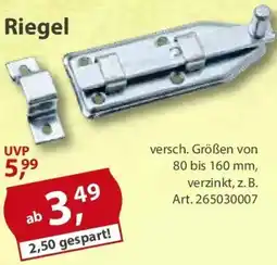 Sonderpreis Baumarkt Riegel Angebot