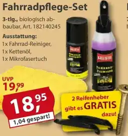 Sonderpreis Baumarkt Fahrradpflege-Set Angebot