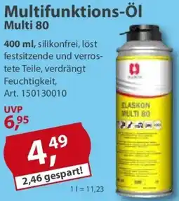 Sonderpreis Baumarkt Multifunktions-Öl Multi 80 Angebot
