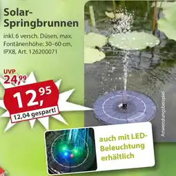 Sonderpreis Baumarkt Solar Springbrunnen Angebot