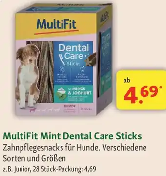 Fressnapf MultiFit Mint Dental Care Sticks Angebot