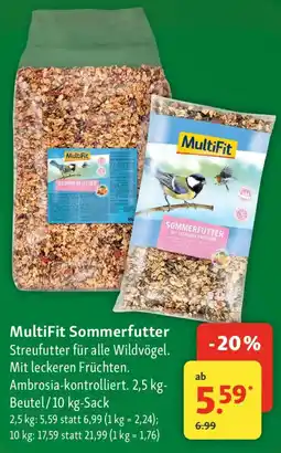 Fressnapf MultiFit Sommerfutter Angebot