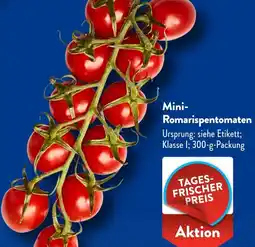 Aldi Süd Mini Romarispentomaten Angebot