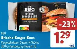 Aldi Süd BBQ Brioche-Burger-Buns Angebot
