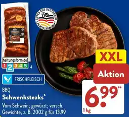 Aldi Süd BBQ Schwenksteaks Angebot
