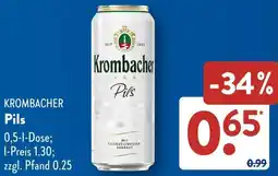 Aldi Süd KROMBACHER Pils Angebot