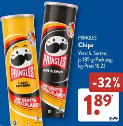 Aldi Süd PRINGLES Chips Angebot