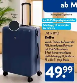 Aldi Süd LIVE IN STYLE Koffer Angebot