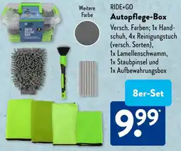 Aldi Süd RIDE+GO Autopflege-Box Angebot