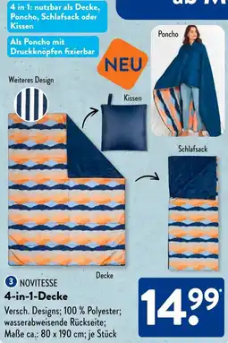 Aldi Süd NOVITESSE 4-in-1-Decke Angebot
