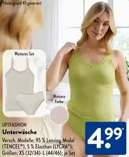 Aldi Süd UP2FASHION Unterwäsche Angebot