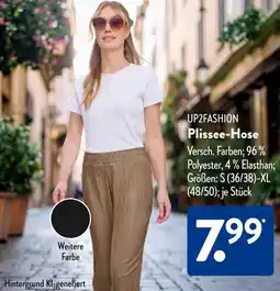 Aldi Süd UP2FASHION Plissee-Hose Angebot