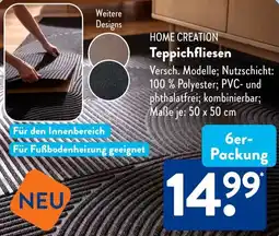 Aldi Süd HOME CREATION Teppichfliesen Angebot