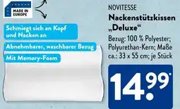 Aldi Süd NOVITESSE Nackenstützkissen „Deluxe" Angebot