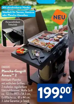 Aldi Süd ENDERS Plancha-Gasgrill Amaro 2 Angebot