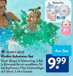 Aldi Süd COCONUT GROVE Kinder-Schwimm-Set Angebot