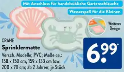 Aldi Süd CRANE Sprinklermatte Angebot