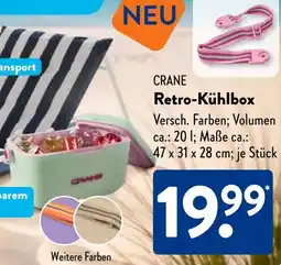 Aldi Süd CRANE Retro-Kühlbox Angebot