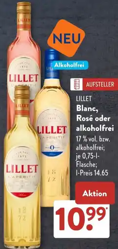 Aldi Süd LILLET Blanc, Rosé oder alkoholfrei Angebot