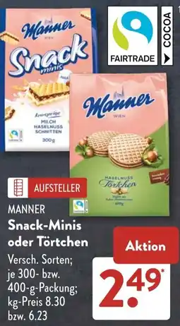 Aldi Süd MANNER Snack-Minis oder Törtchen Angebot