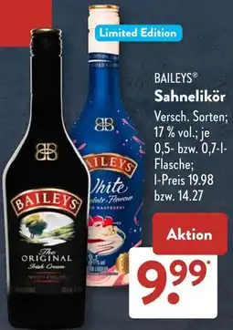 Aldi Süd BAILEYS Sahnelikör Angebot