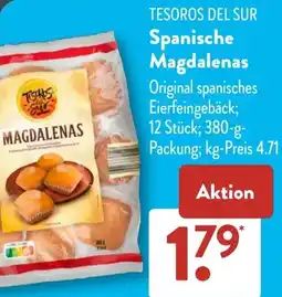 Aldi Süd TESOROS DEL SUR Spanische Magdalenas Angebot