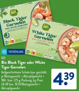 Aldi Süd Bio Black Tiger oder White Tiger Garnelen Angebot