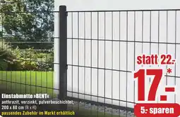 B1 Discount Baumarkt Einstabmatte BENT Angebot
