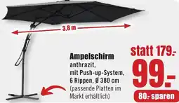 B1 Discount Baumarkt Ampelschirm Angebot