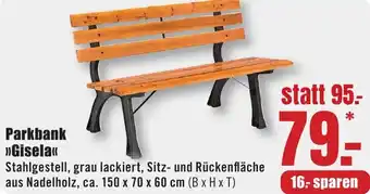 B1 Discount Baumarkt Parkbank Gisela Angebot