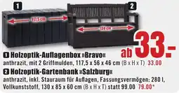 B1 Discount Baumarkt Holzoptik-Auflagenbox Bravo Angebot