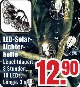 B1 Discount Baumarkt LED-Solar Lichterkette Angebot