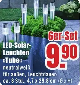 B1 Discount Baumarkt LED-Solar Leuchten Tube Angebot