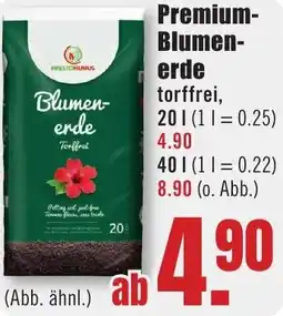 B1 Discount Baumarkt Premium Blumenerde Angebot