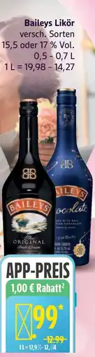 Edeka Baileys Likör Angebot