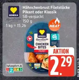 Edeka Hähnchenbrust Filetstücke Pikant oder Klassik Angebot