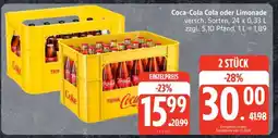 Edeka Coca-Cola Cola oder Limonade Angebot