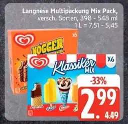 Edeka Langnese Multipacking Mix Pack Angebot