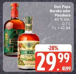 Edeka Don Papa Baroko oder Masskara Angebot