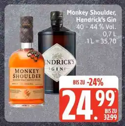 Edeka Monkey Shoulder, Hendrick's Gin Angebot