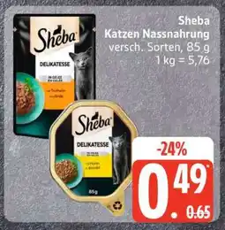 Edeka Sheba Katzen- nassnahrung Angebot