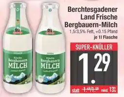 Edeka Berchtesgadener Land Frische Bergbauern-Milch Angebot
