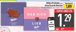 Edeka MILKA Pralinés oder Hauchzarte Herzen Angebot